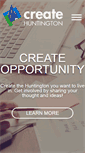 Mobile Screenshot of createhuntington.com